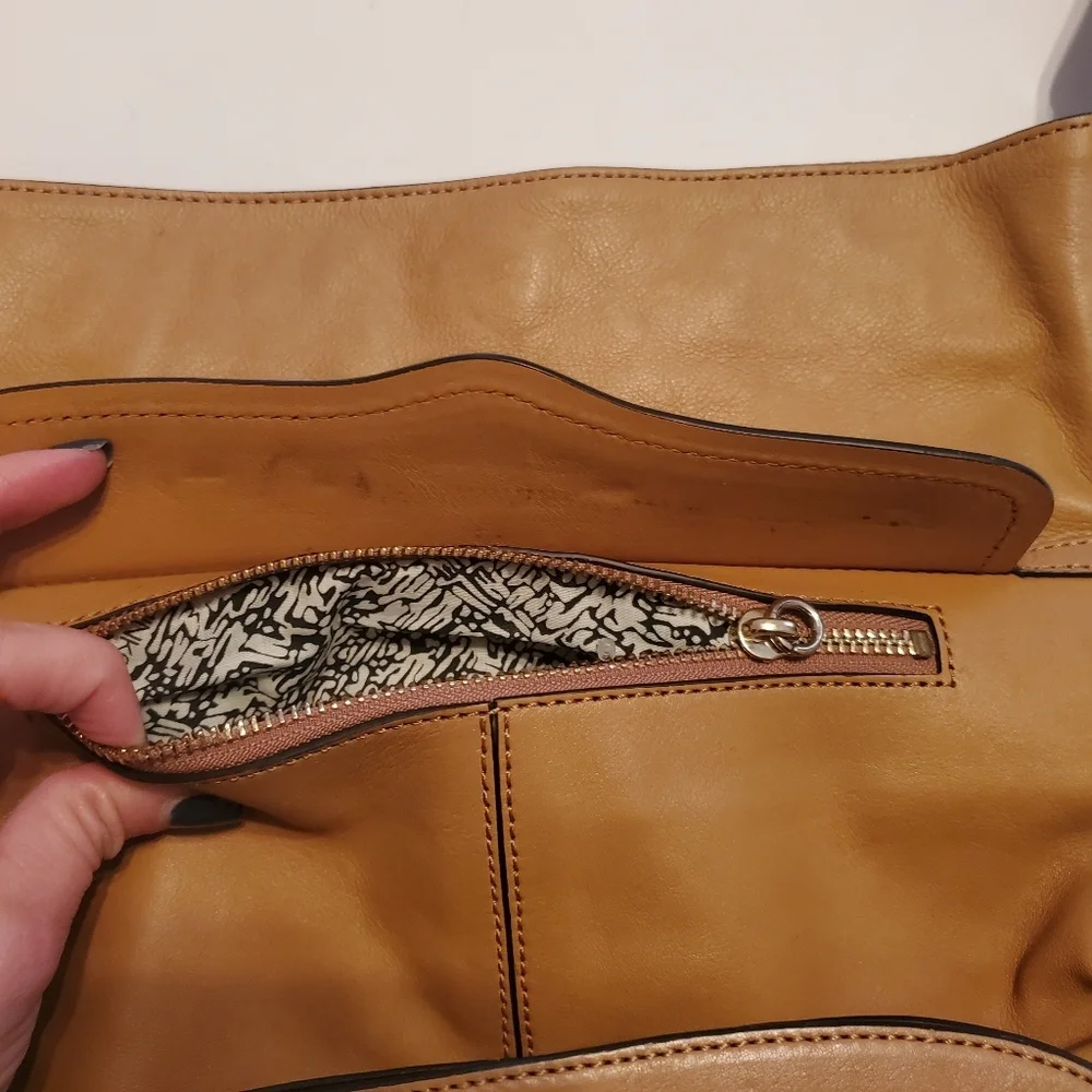 Rebecca Minkoff || Tan Leather Jasper Hobo Shouler Bag